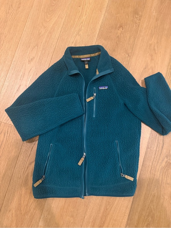 Patagonia Jackets & Blazers - Patagonia Dark Teal Sherpa Fleece Jacket